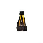 HYY 030-0571-000 Grafik Kartı Güç Kablosu GPU 8-Pin Erkekten Çift PcIe 8-Pin Dişi Adaptör Değiştirme NVIDIA Tesla K80 M60 M40 P100 (10 cm)