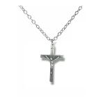 Hz. İsa Haç Kolye – Unisex Metal Takı, 60 Cm Zincirli Dini & Gotik Stil