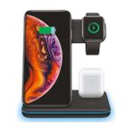 HZLCH1510 - 3 In 1 Wireless / Kablosuz Şarj Destekli 15W Hızlı Şarj Apple Watch, Kulaklık, ve Telefon Şarjı