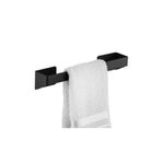 Hzm Collection Siyah Havlu Tutacağı Metal Havlu Askısı Mutfak Banyo Havluluk Metal Havluluk