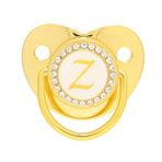 Hztyyier Kavisli Tasarım Altın Bebek Emzik 6-18 Aylık Bebek Için Malzemeler (Z harfi)