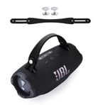 Hzycwgone Taşıma Kayışı JBL Xtreme 4/Xtreme 3/Xtreme 2 Taşınabilir Bluetooth Hoparlör, JBL Xtreme 4/3/2 Silikon Çıkarılabilir Hoparlör Kolu Aksesuarları (Siyah)