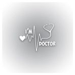 I Am Doctor Oto Sticker 15 cm x 11 cm yazı 230