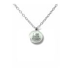 I Am Sher Locked Madalyon Kolye – Sherlock Temalı 60 Cm Zincirli Unisex Metal Takı