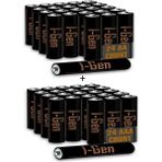I-Gen A175 48'li Paket Ultra Alkalin Pil 24 Adet LR03 1.5V AAA İnce Kalem Pil + 24 Adet LR6 1.5V AA Kalem Pil