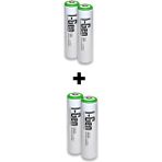 I-Gen B180 4'lü Paket Şarjlı Pil 2 Adet AA 2700 mAh Şarjlı Kalem Pil + 2 Adet AAA 900 mAh Şarjlı İnce Kalem Pil 1.2V NI-MH