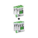 I-Gen B182 8 Adet Aa 2700 Mah Şarjlı Kalem Pil + 8 Adet Aaa 900 Mah Şarjlı İnce Kalem Pil 1.2V Nı-Mh