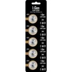 I-Gen Batteries CR1220 Lityum Düğme Pil 3V 1220 5'li Paket