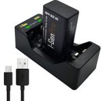 I-Gen Batteries D915 2'li AA/AAA/9V Pil Şarj Aleti + 1 Adet 9V Pro 250 Mah 1.2V Ni-Mh Şarjlı 9V Pilli Set