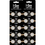 I-Gen Batteries LR1130 1.5V Alkalin Düğme Pil (AG10, L1131, 389) (20'li Paket)