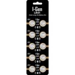 I-Gen Batteries LR41 1.5V Alkalin Düğme Pil (Ag3, G3, 192, L736) - 10 Adet