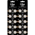 I-Gen Batteries LR41 1.5V Alkalin Düğme Pil (Ag3, G3, 192, L736) - 20 Adet