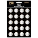 I-Gen CR2032 Pil Tartı, Baskül, Şeker Ölçüm Cihazı Pili Lityum Düğme Pil 3V 2032 (20 Adet CR2032 Pil)