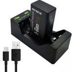 I-Gen D915 1 Adet 9V 250 Mah Ni-Mh Şarjlı Pil + 2 Li Pil Şarj Aleti (G200)
