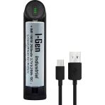 I-GEN G102 18650 3.7V 2500 Mah 12c 9.25 WH Li-ion Şarjlı Pil+Tekli Şarj Aleti