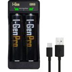 I-Gen G229 2 Adet Aa 2950 Mah Pro Şarjlı Pil + 2 Li Pil Şarj Aleti (G200)