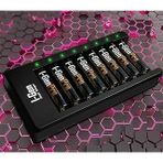 I-Gen G811 8'Li Pil Şarj Aleti + 8 Adet Aaa 1100 Mah Şarj Edilebilir İnce Şarjlı Kalem Pilli Set 1.2V Ni-Mh