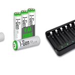I-Gen G879 8'Li Pil Şarj Aleti + 4 Adet Aa 2700 Mah + 4 Adet Aaa 900 Mah Şarjlı Kalem Pilli Set 1.2V Ni-Mh