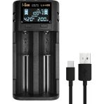 I-Gen Lii-400 18650 Li-İon C Boy Aa-Aaa Nı-Mh 2 Li Pil Şarj Aleti Lcd Ekranlı