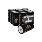I-Gen LR14 Ultra Alkalin C Boy Pil 1.5V Orta Boy Pil 10 Lu Paket