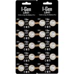 I-Gen Lr41 (Ag3) 20'Li Paket Özel Alkalın Düğme Pil