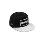 I Hate People logolu V2 Beyaz-Siyah Hip Hop Şapka