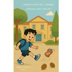 I kicked it just for fun... a football, a pinecone, and a soda can!