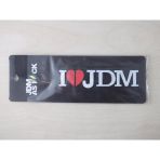 I Love Jdm Yazısı 10,5X2cm Kabartma Sport Arma Beyaz (Jdm Arması) Jdm Logosu
