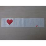I Love Tofask Stıcker (Beyaz) 23,5X4cm - Tofas Yazısı - Tofask Etıketı - Tofask Cıkartması