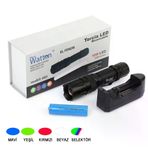 İ-Market 10W 2000 Lümen 4 Renkli Güçlü LED El Feneri Yüksek Performans Aydınlatma WT-605