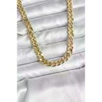 İ-Market 14K Gold Renk Kaplama Kalın Zincir Model CM Kadın Kolye TJ-BKO10731