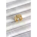 İ-Market 316L Çelik Gold Renk Hasır Model Kadın Yüzük TJ-BYK4161