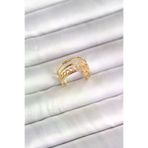 İ-Market 316L Çelik Gold Renk Zincirli Vintage Model Kadın Yüzük TJ-BYK4170