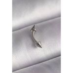 İ-Market 316L Çelik Gümüş Renk Çivi Model Piercing TJ-PR1362