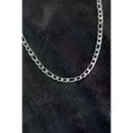 İ-Market 316L Çelik Gümüş Renk Figaro Zincir Model Erkek Kolye TJ-ERK1412