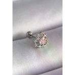 İ-Market 316L Çelik Gümüş Renk Zirkon Taşlı Kalp Tragus Piercing TJ-PR1231