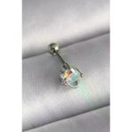 İ-Market 316L Çelik Gümüş Renk Zirkon Taşlı Kalp Tragus Piercing TJ-PR1243