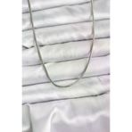 İ-Market 316L Çelik Zincir Gümüş Renk 60 cm Yılan Zincir Kadın Kolye - TJ-BKO10681