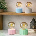 İ-Market Ampül Tasarımlı Retro Masa Lambası