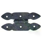 İ-Market Antika Tarz Dekoratif Pirinç Düğmeli Menteşe - 117x57 mm, Oksit