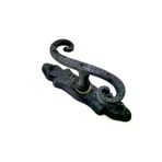İ-Market Antika Tarz Dekoratif Pirinç Kıvrık Pencere Kolu - 130x33 mm, Oksit