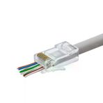 İ-Market Cat5 Konnektör Ez Rj45 100Lü Paket Şeffaf HDX5044