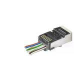 İ-Market Cat6E Ez Rj45 Metal Konnektör 100 Adet Plastik Kutu - Siyah ND2418