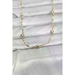İ-Market CM 14K Gold Renk Damla Topçuklu Zincir Model 60 cm Kadın Kolye TJ-BKO10977