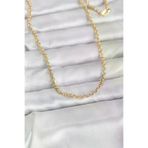 İ-Market CM 14K Gold Renk Halka Zincir Model 60 cm Kadın Kolye TJ-BKO10951