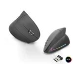 İ-Market Ergonomik Dikey Mouse Dual Mode 1600 Dpi Sessiz Rgb - Siyah ND1211