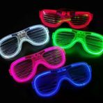 İ-Market Glow Model Led Işıklı Parti Gözlüğü 3 Modlu 5 Renk 5 Adet