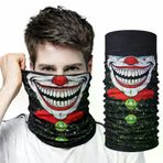 İ-Market Joker Yüz Baskılı Baf Bandana - Çok Amaçlı Boyunluk Bandana 2 No