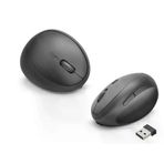 İ-Market Kablosuz Ergonomik Dikey Mouse Dual Mod 3200 Dpi 6 Tuş Bilek Dostu - Siyah ND1210