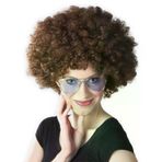 İ-Market Kahve Renk Kıvırcık Afro Bonus Peruk